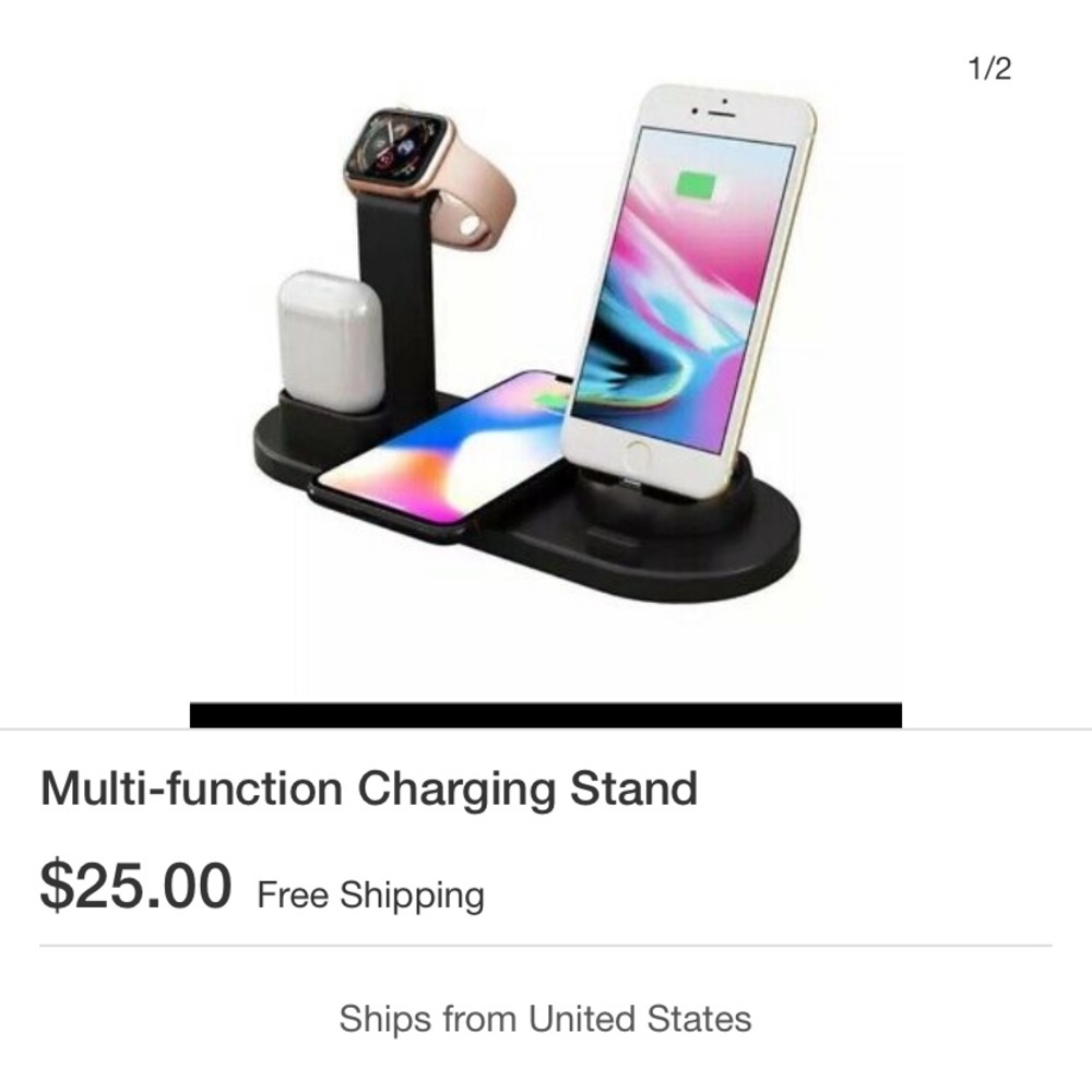 Multi function charging stand